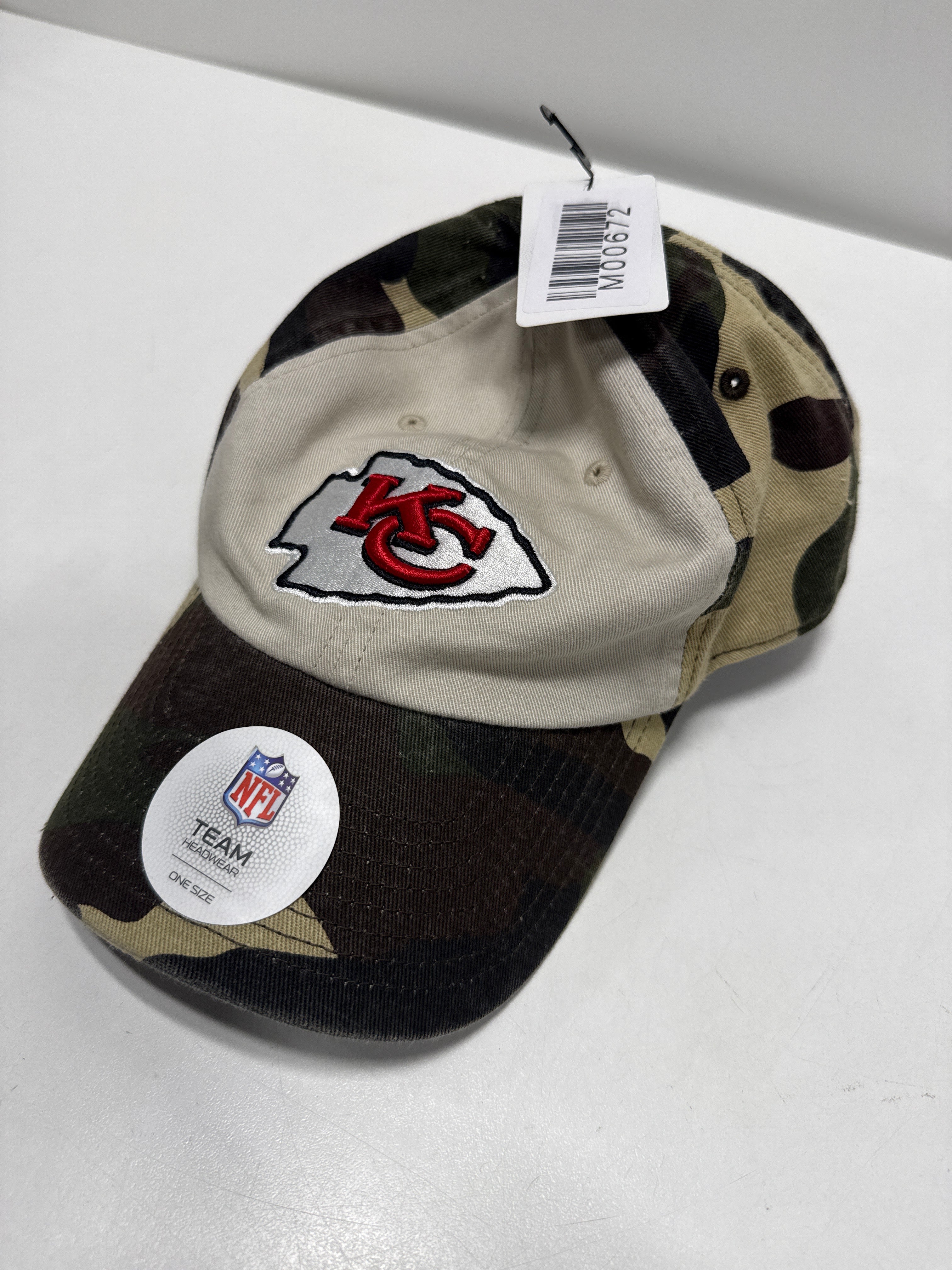 NFL Kansas City Chiefs Militant Camo Clean Up Hat