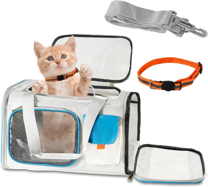 Dog Soft Sided Carriers Airline Approved Pet Carrier,Cat Carrier Bag for Small Medium,Alfekare Basic pet Carrier Breathable Foldable Soft Sided Pet Carrier for 33LBS Small Medium Large Puppy