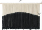 Flber Tie-Dye Macrame Wall Hanging Large Bohemian Yarn Tapestry Macrame Home Décor 57’’W*35’’L - *Home Decor & Curtains