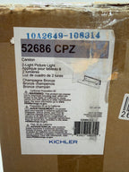 Kichler 52686 Carston 2 Light 25" Wide Picture Light Champagne Bronze Indoor Lighting Picture Lights