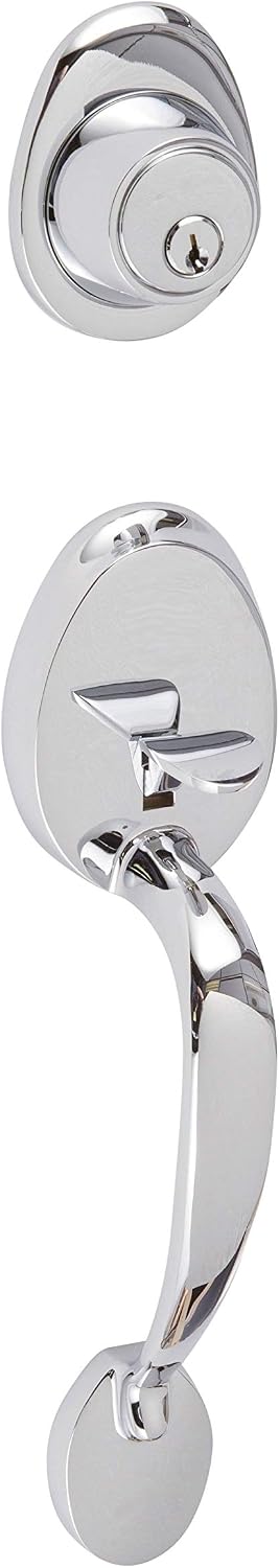 Sure-Loc AT507 26 SURE-LOC Contemporary Series Alta Handleset, Polished Chrome,