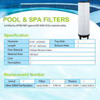 Savener S7M120 System 3 Inner and Outer Pool Filter Compatible with 25021-0200S & 25022-0201S Replacement for Sta-Rite
