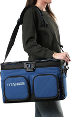 Defect Titan PRO by Arctic Zone 48 Can Zipperless Cooler with Magnetic Lid Insulated Soft Cooler with Custom Storage Liners