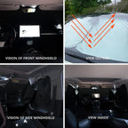 Car Windshield Sun Shade for RAV4,Front and Side Window Sunshades,Sun Blocker for Car Windshield Reflects Heat and UV