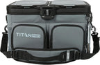 Defect Titan PRO by Arctic Zone 48 Can Zipperless Cooler with Magnetic Lid Insulated Soft Cooler with Custom Storage Liners