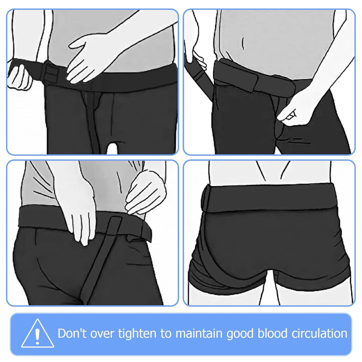 Hernia belts for men - Men’s and Women’s hernia truss are suitable for use before or after surgery on inguinal