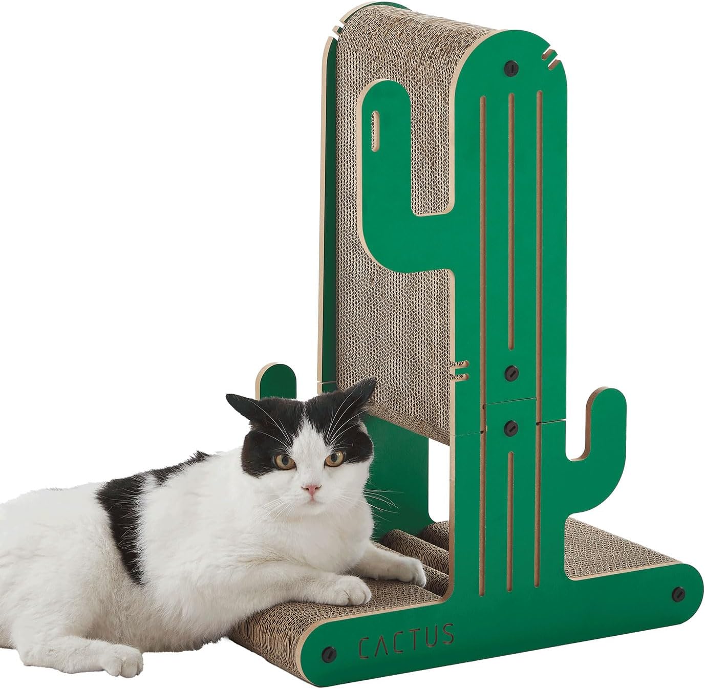 MixPet Cactus Shape Cat Scratching Pads with Ball Toy