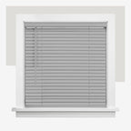 Chicology Gray Cordless Room Darkening Vinyl Mini Blind with 1 in. Slats 27.75 in. W x 84 in. L