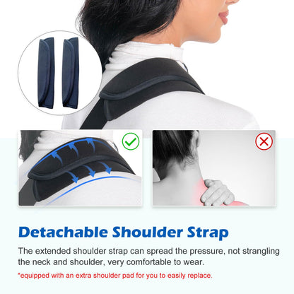 Black Arm Sling for Broken Arm Torn Rotator Cuff Shoulder Elbow Wrist Injury Mesh Adults Support Brace for Men and Women (Black)