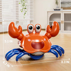 Crawling Crab Baby Toy Infant Tummy Time Walking Dancing Moving Crab Toys for Babies Toddler Birthday Gifts - *Baby &