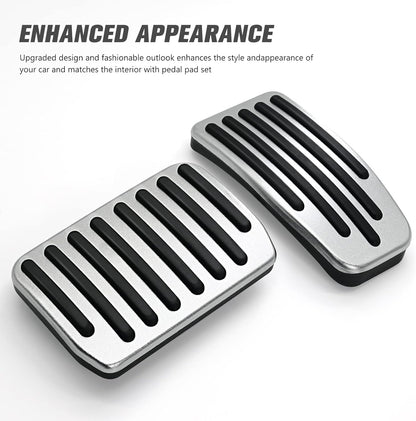 KVR Foot Pedal Pads Set for 2016-2023 Model 3/Y, Non-Slip Aluminum Performance Pedal Covers Car AccessoriesNew