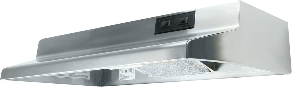 Dent Air King AV1428 Advantage Convertible Under Cabinet Range Hood with 2-Speed Blower and 180-CFM, 7.0-Sones, 42-Inch Wide, Stainless Steel Finish