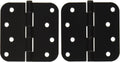 2 x Deltana S44R51B Value Choice for Indoor Applications Steel 4-Inch x 4-Inch x 5/8-Inch Radius Hinge