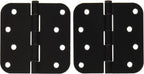 2 x Deltana S44R51B Value Choice for Indoor Applications Steel 4-Inch x 4-Inch x 5/8-Inch Radius Hinge