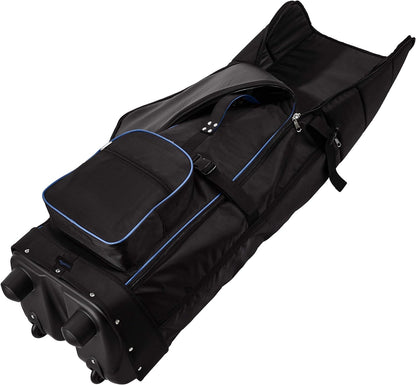 Amazon Basics Soft-Sided Foldable Golf Travel Bag - Black
