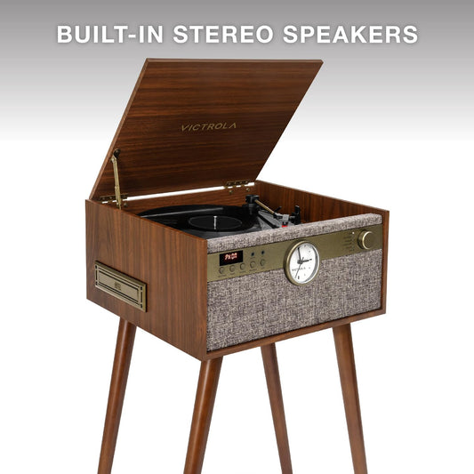 Victrola Victrola Century Signature+ 6-in-1 Music Center - Walnut