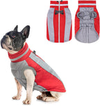 BEAUTYZOO Warm Dog Winter Coat with Harness Waterproof Dog Jackets for Small Medium Large Dogs,Windproof Reflective Dog