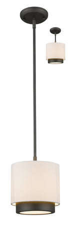 Z-Lite 1 Light Convertible Mini Pendant 196-8