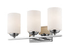 Z-Lite Bordeaux 17 Inch 3 Light Bath Vanity Light Bordeaux - 435-3V-CH - Transitional