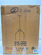 Z-Lite Pearson 9 Inch Mini Chandelier Pearson - 818-9RB - Transitional