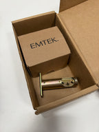 Emtek Rectangular Style Brass Modern Single Cylinder Deadbolt Model: 8468US10B