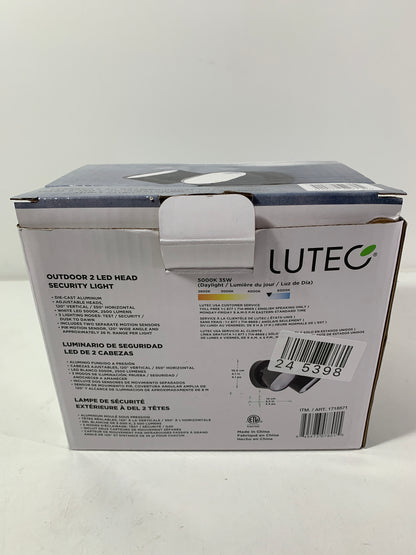 Lutec Outdoor 2 LED Head Security Light