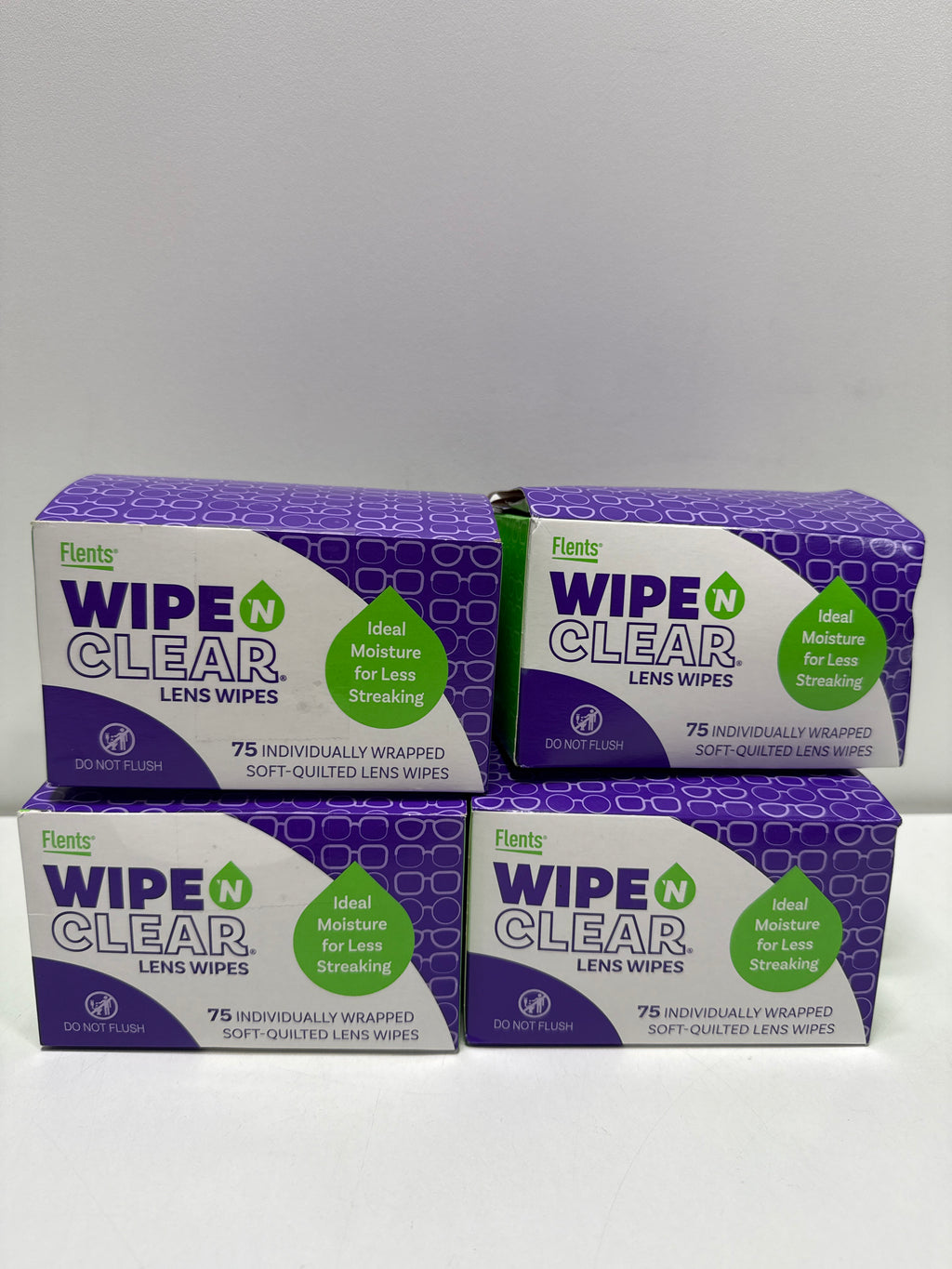 4 - Flents Wipe N Clear Lens Wipes 300 Total Count