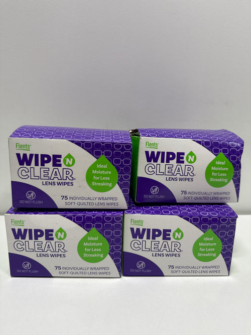 4 - Flents Wipe N Clear Lens Wipes 300 Total Count