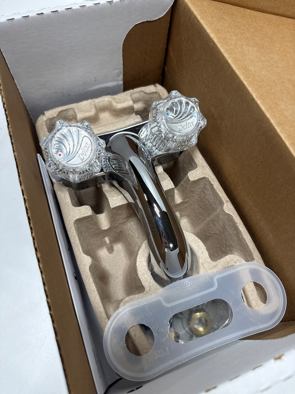 Delta Classic Bathroom Faucet Two Handle Lead Free Chrome