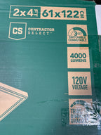 Contractor Select CPANL DCMK 2 Ft. X 4 Ft. 4000 Lumens Integrated LED Panel Light Switchable Color Temperature