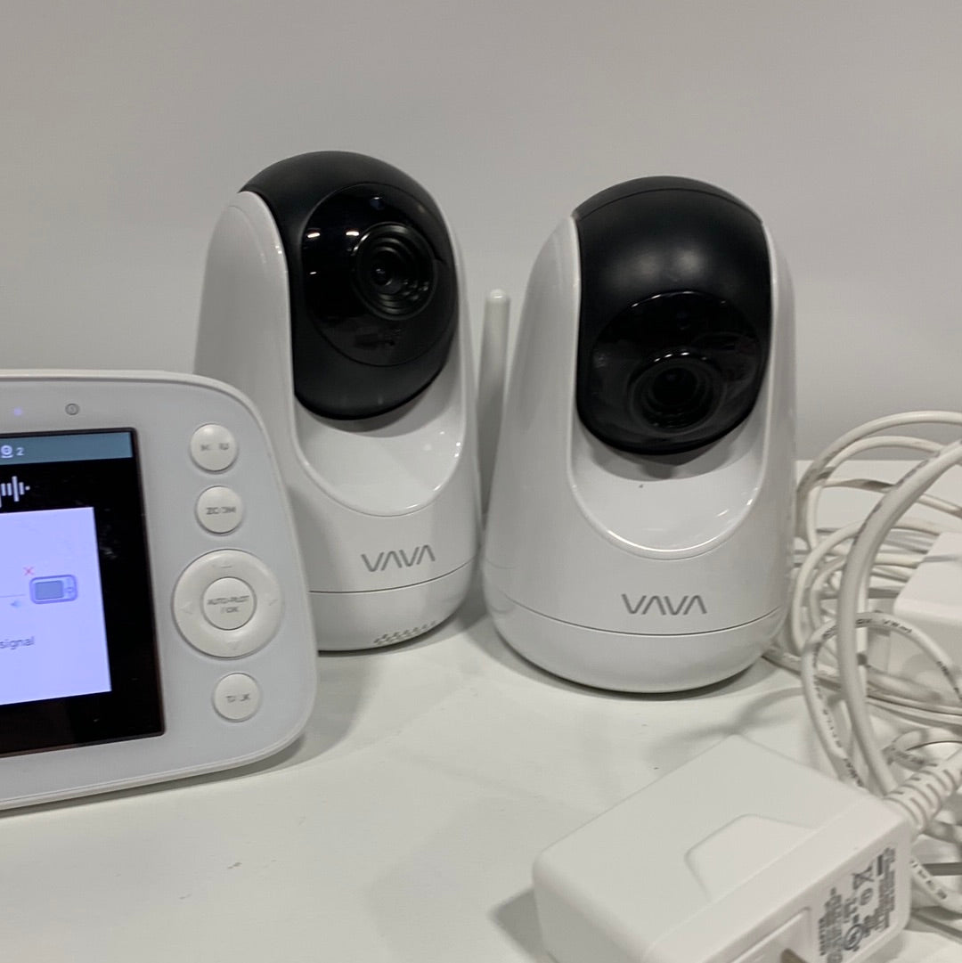 Used VAVA Baby Monitor with Split Screen VA-IH009