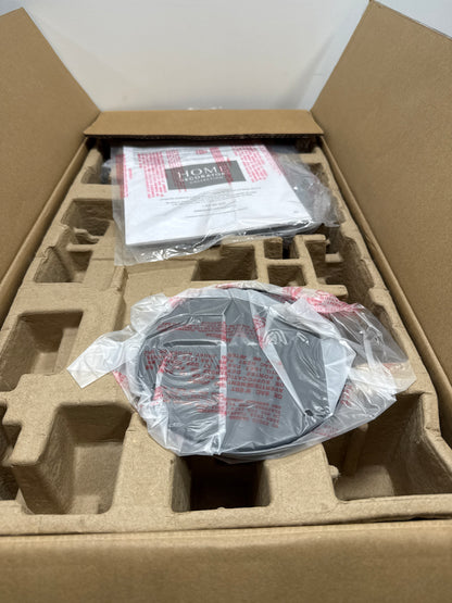 Tager 52 in. Smart Indoor/Outdoor Matte Black with Whiskey Barrel Blades Ceiling Fan with Remote Powered by Hubspace