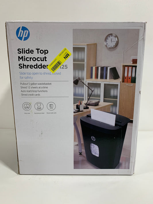 HP - 12 Sheet Microcut Paper Shredder