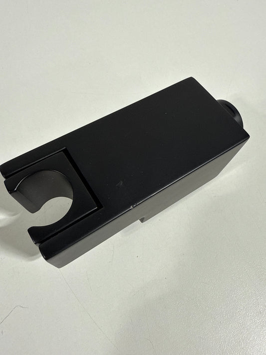 See Desc Statement Wall-Mount Handshower Holder with Supply Elbow and Check Valve in Matte Black