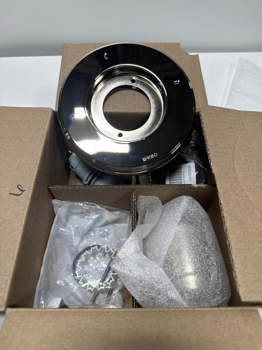 Brizo T60P076-LHP Invari Single Function Pressure Balanced Valve Trim Only Less Rough in and Handle  Brilliance Polished