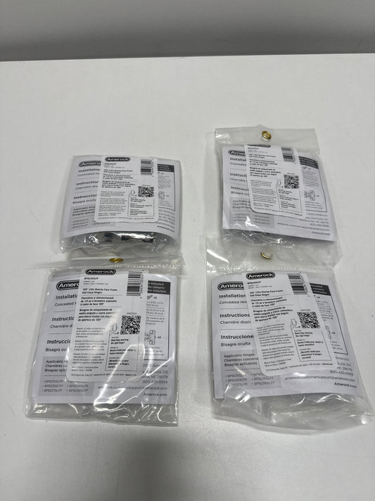 4 Pairs Amerock 1/2" (13mm) Overlay Face Frame Self-Close Concealed Cabinet Hinge