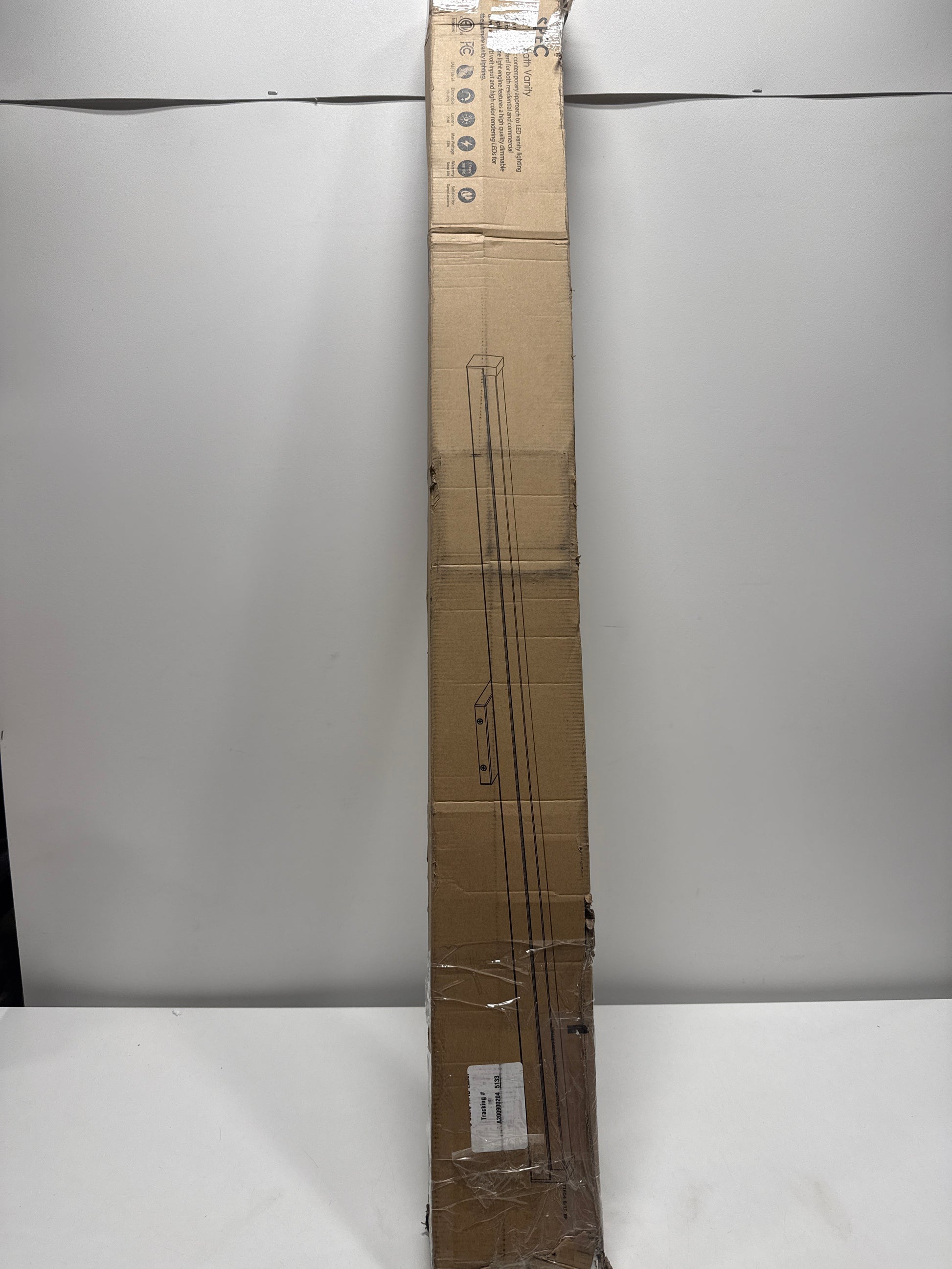 Maxim 52008PC Spec Collection 48 Inch Dimmable LED Bathroom Vanity Light I 3000K I Polished Chrome - *Lighting &