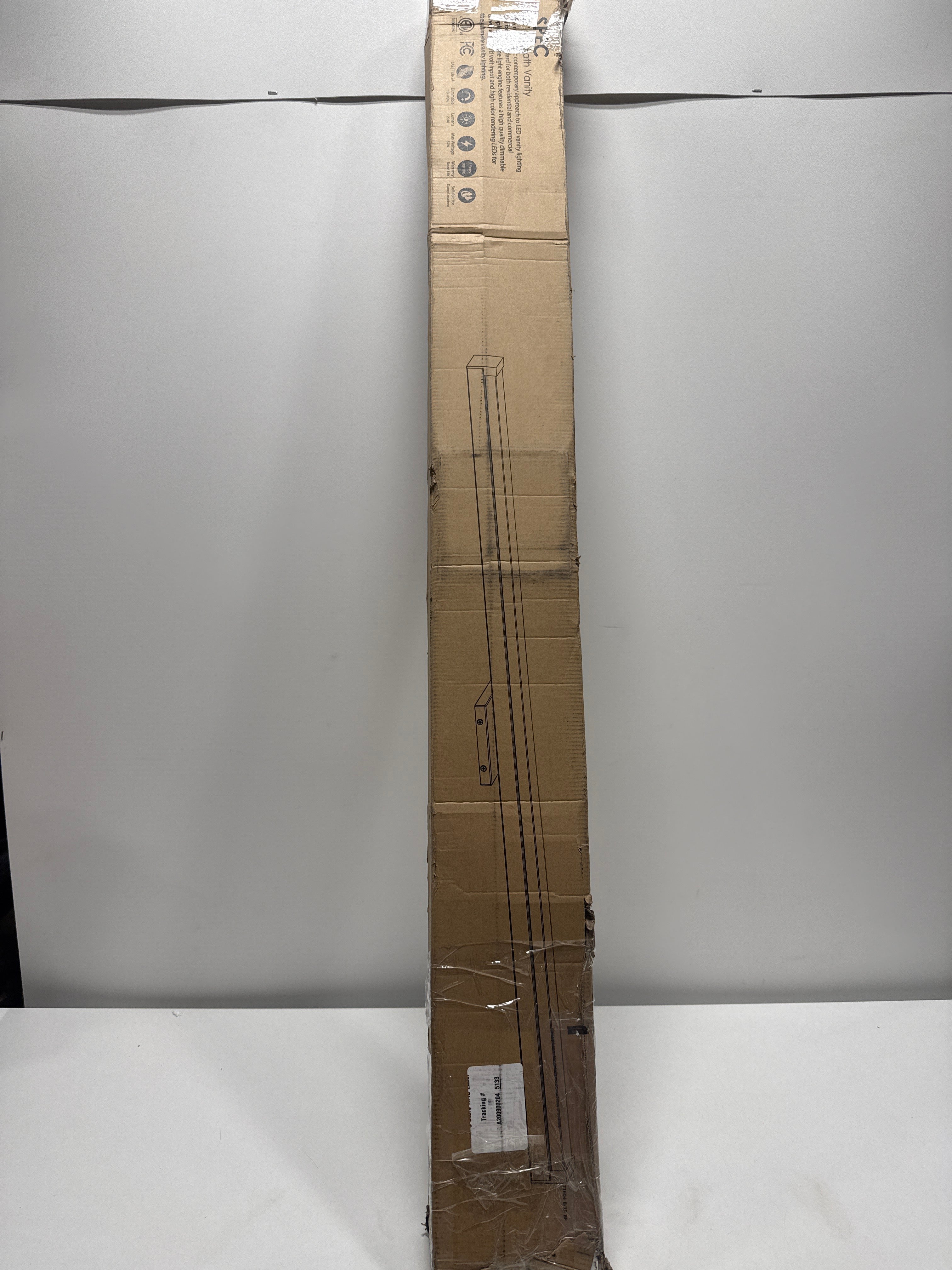 Maxim 52008PC Spec Collection 48 Inch Dimmable LED Bathroom Vanity Light I 3000K I Polished Chrome - *Lighting &