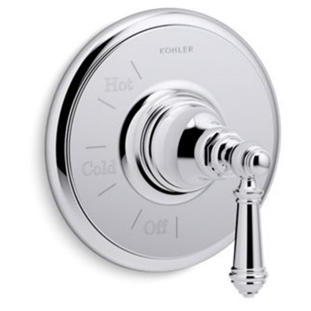 Kohler TS72767-4-CP Artifacts Valve Trim with Lever Handle, Polished Chrome