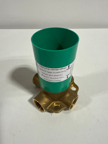 Hansgrohe Rough, Quattro Green 3-Way Diverter (no shared function), ¾"