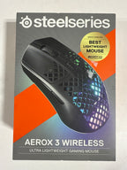 Used SteelSeries Aerox 3 2022 Edition 18000 DPI Bluetooth Optical Gaming Mouse - Black - *Computers & Office
