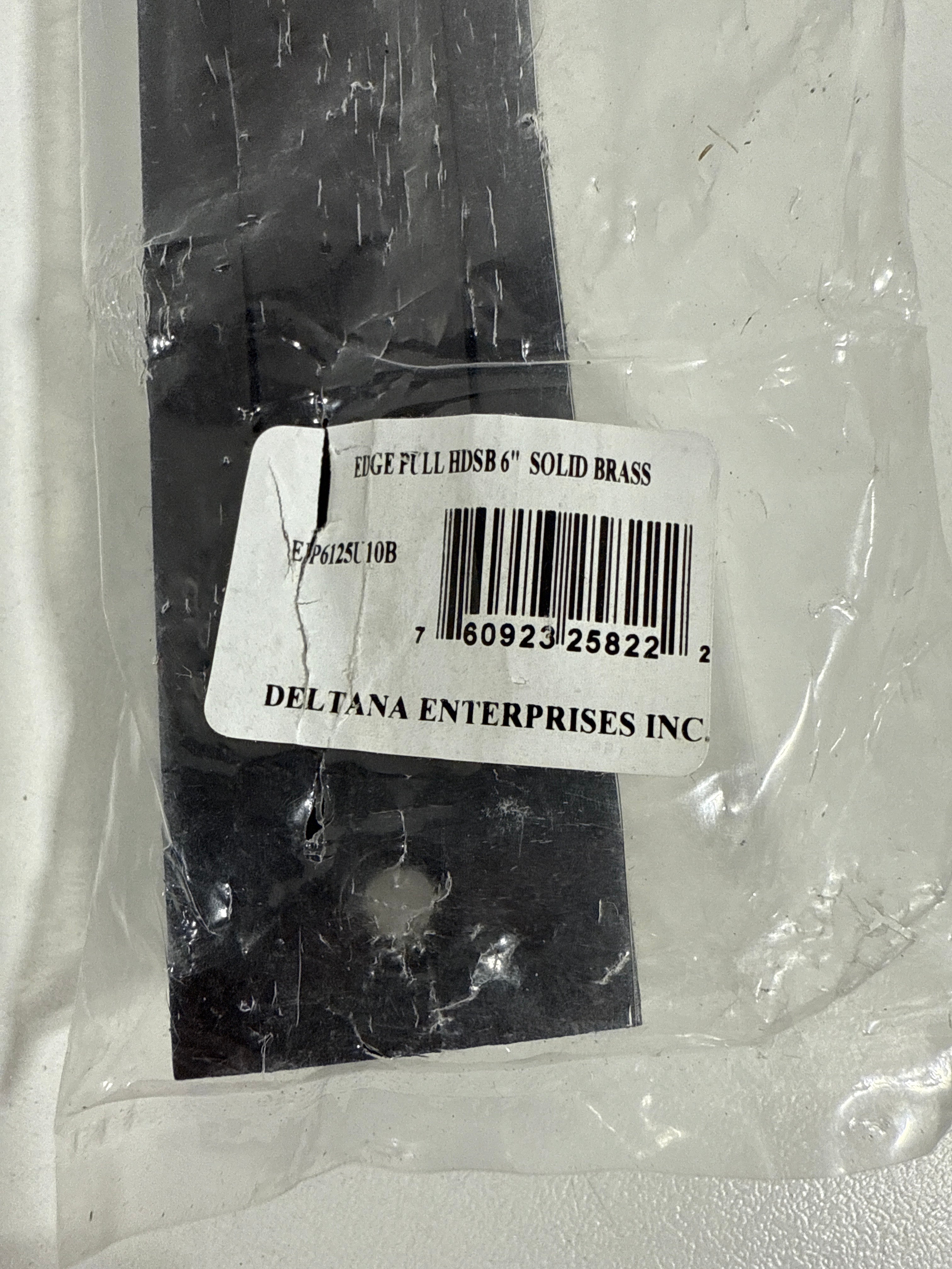 Deltana Edge Pull Heavy Duty,6-1/4 Oil Rubbed Ep6125u10b - *Tools Hardware & Misc
