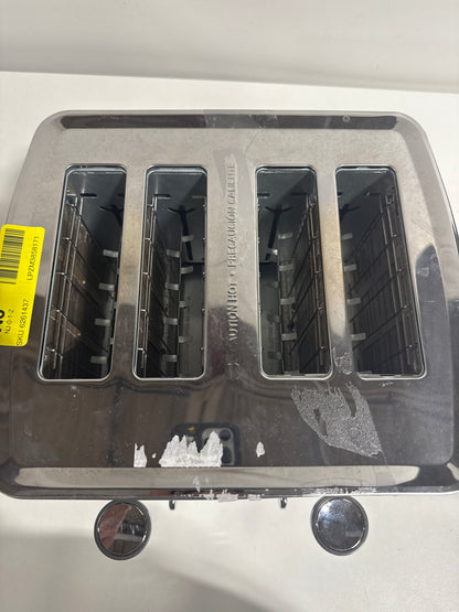 Used Bella PRO - 4-Slice Wide-Slot Toaster - Stainless Steel