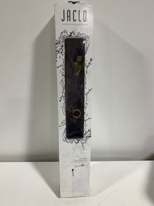 Jaclo 622-72CT-SB 5/8" x 3/8" OD Compression Valve with Standard Cross Handle, Cover Tube and Bell Escutcheon, Satin Brass