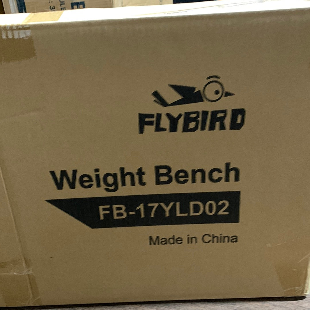 FLYBIRD Weight Bench, Adjustable Strength Training Bench for Full Body Workout with Fast Folding