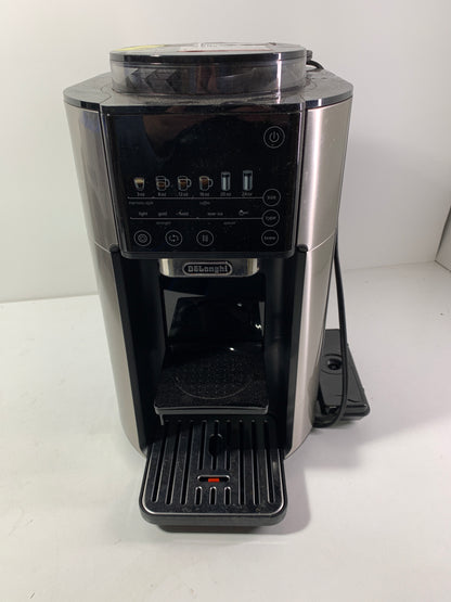 Used No Tank De'Longhi TrueBrew Automatic Coffee Maker with Bean Extract Technology - Stainless Black