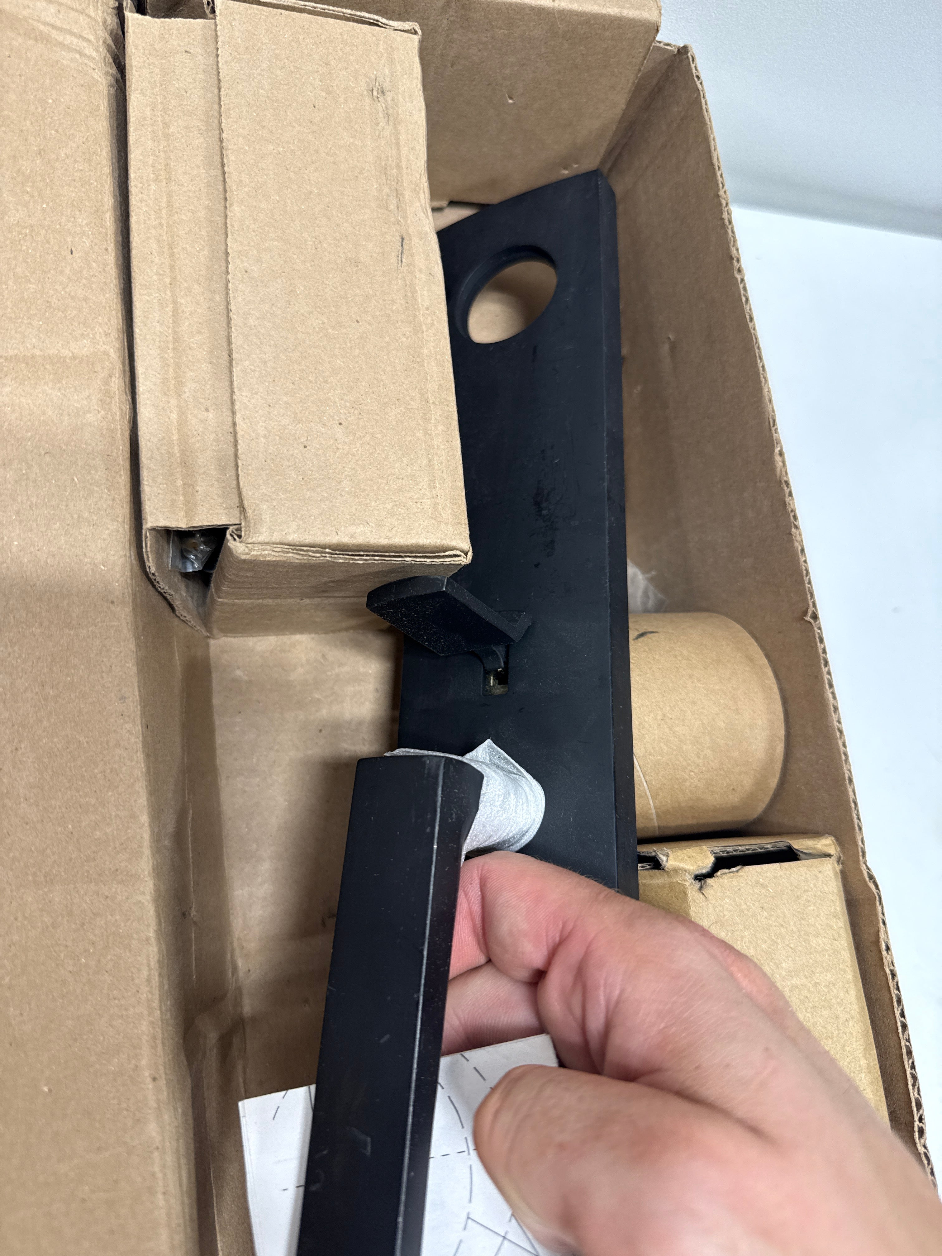 Scratch Baldwin Ee.Seaxsqu.R.Cqe Seattle One Piece Single Cylinder Keyed Entry Handleset - Black