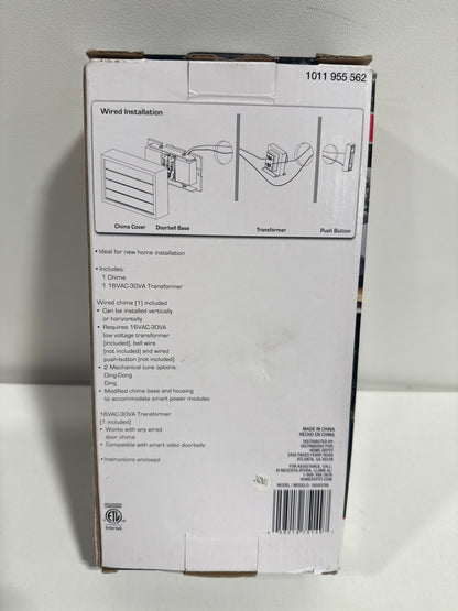 Wired Smart Compatible Doorbell Contractor Kit