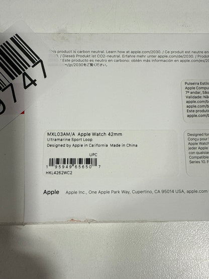 Apple 42mm Ultramarine Sport Loop