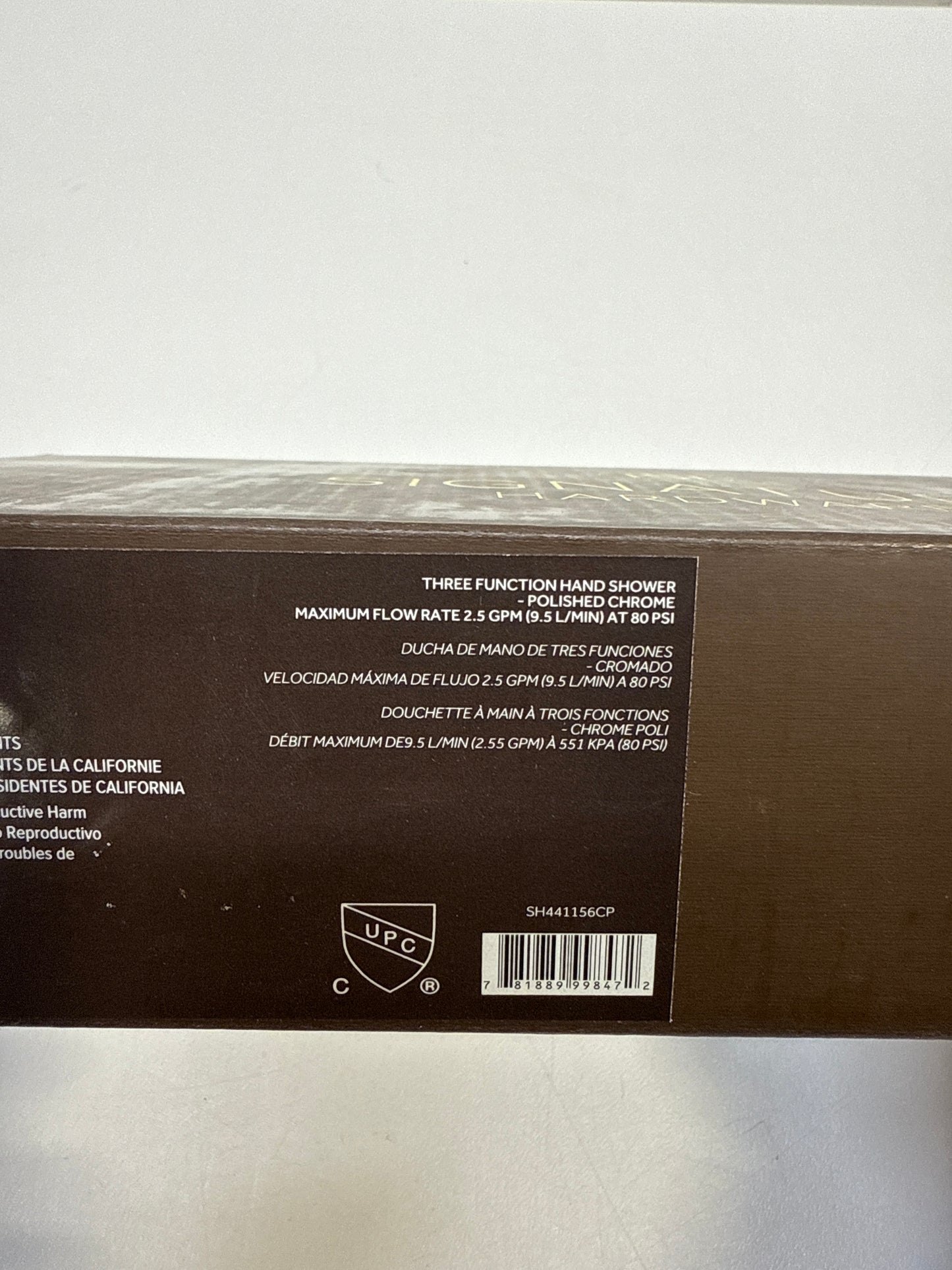 Signature Hardware 955103-25 2.5 GPM Multi Function Hand Shower Chrome